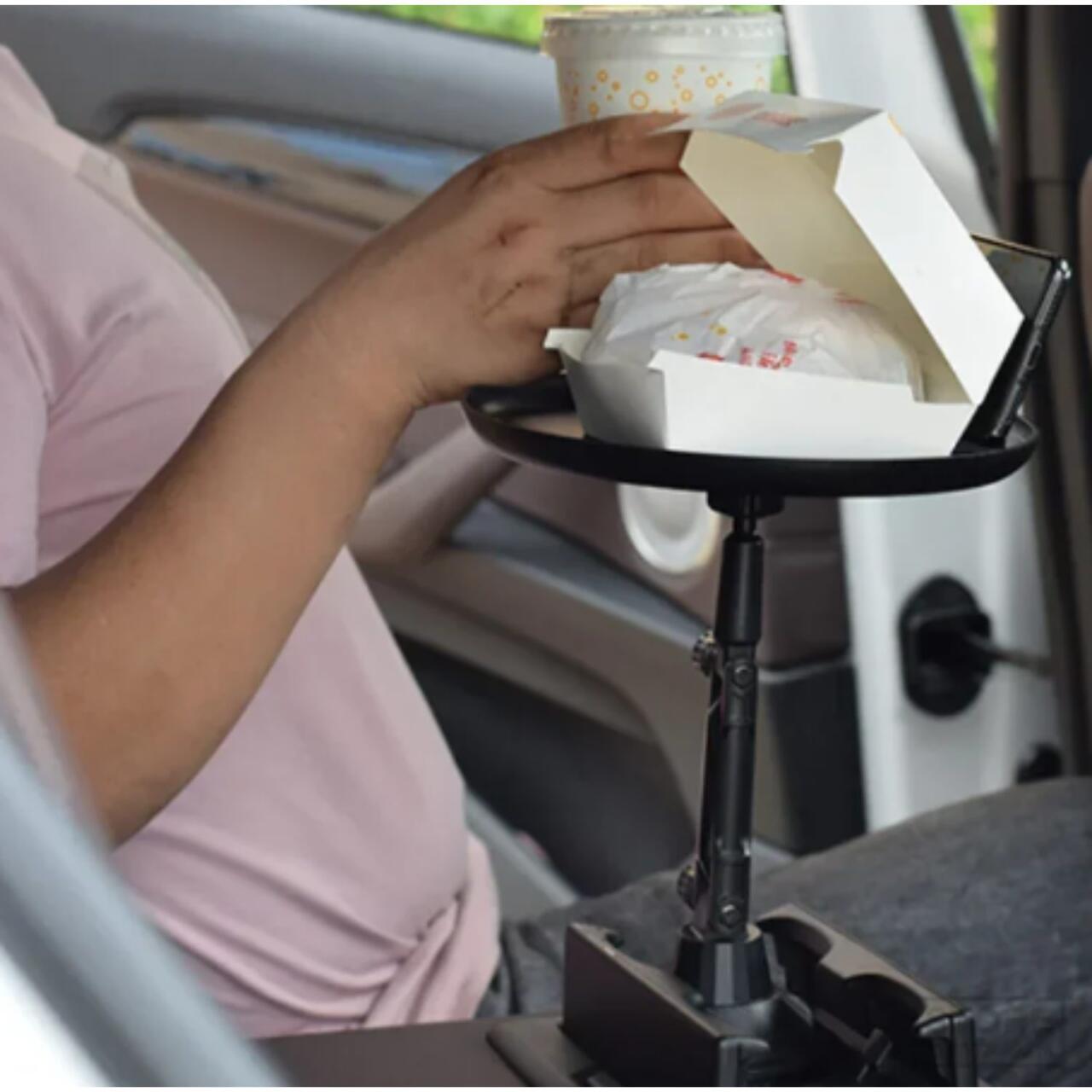 Soporte con bandeja para coche
