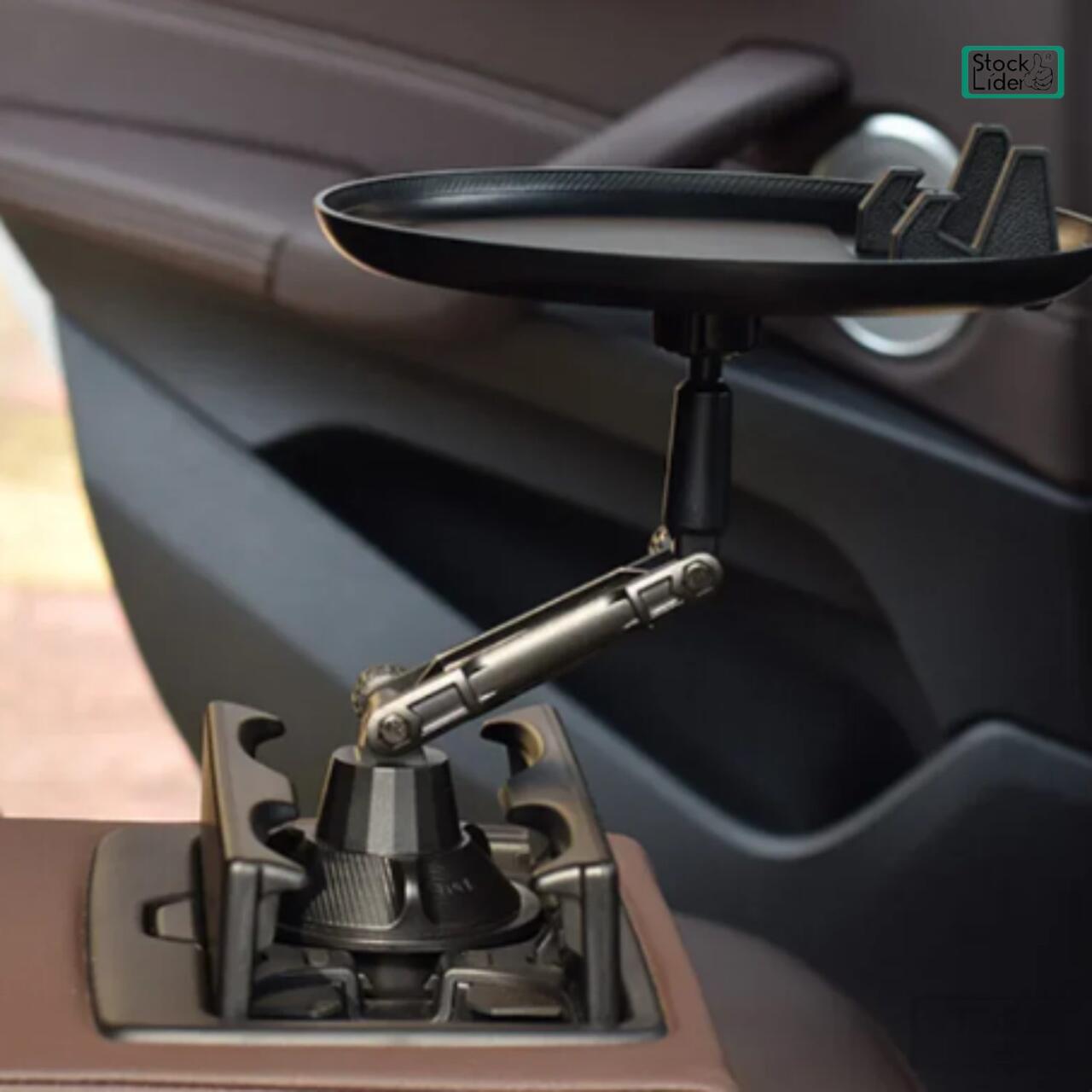 Soporte con bandeja para coche